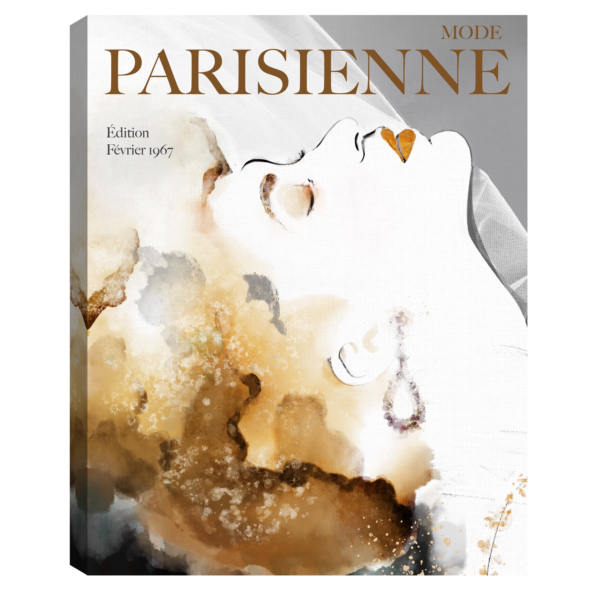 Mode Parisienne Fevrier 1967 by Studio Arts Canvas Art Print
