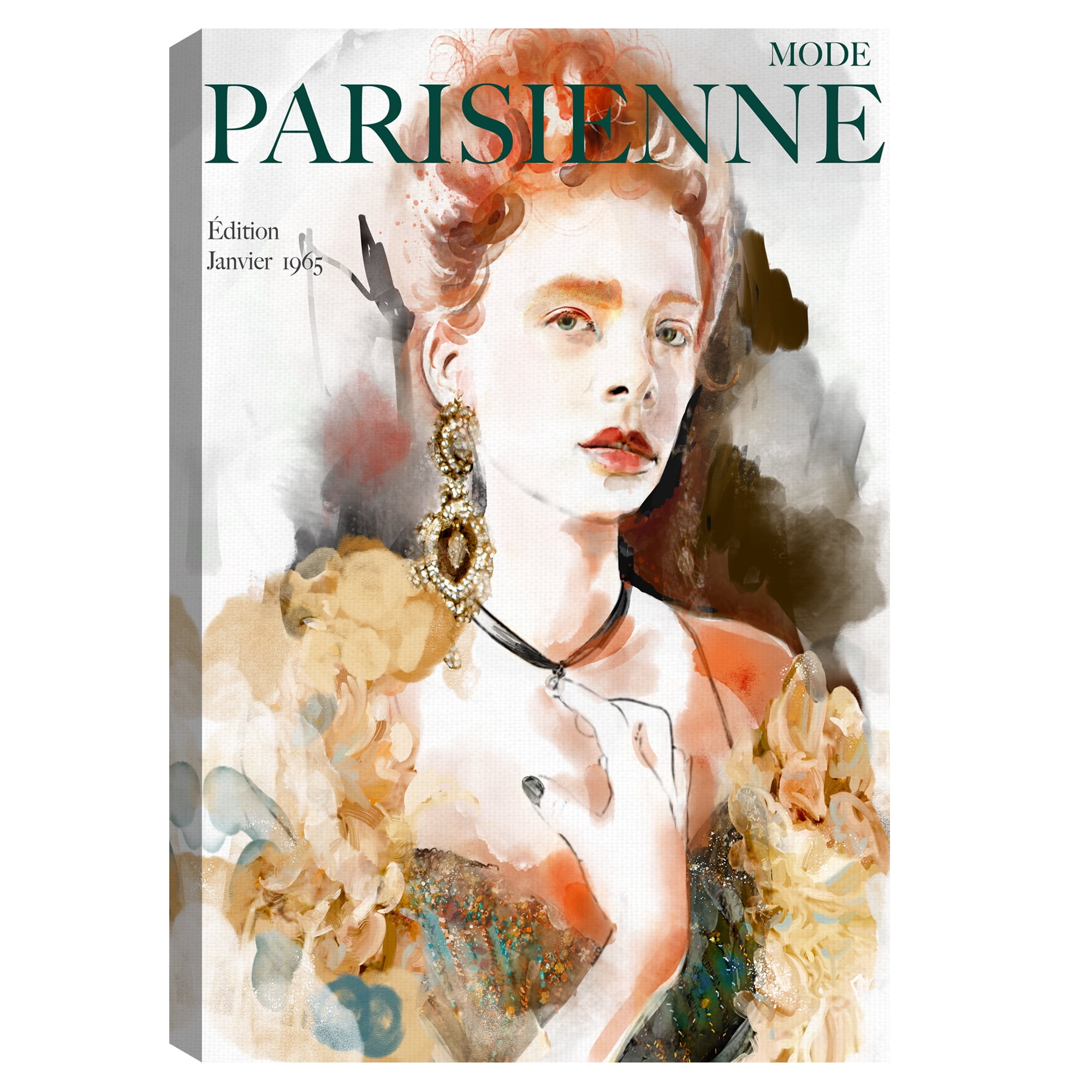 Mode Parisienne Janvier 1965 by Studio Arts Canvas Art Print