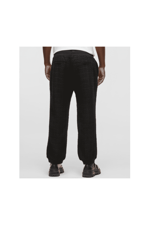 Men's Regular-Fit Tapered-Leg Tweed Jogger Pants,
