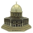 thumbnail image 1 of Modefa Turkish Islamic Home Table Decor Showpiece Gift Sculpture Replica Al Aqsa Mosque Dome of The Rock Jerusalem - Gold, 1 of 5