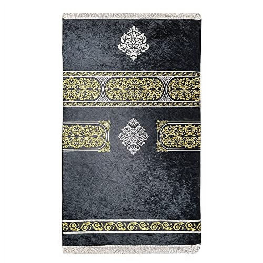 Modefa Turkish Islamic Prayer Rug Thick Padded Comfortable Muslim
