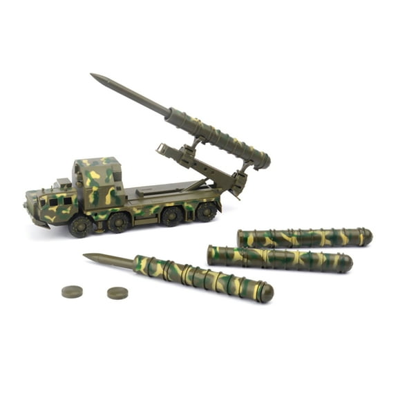 Model 1:72 Russian S-300 Missile Launcher Vehicle Model for Military Enthusiasts DIY, Unassembled