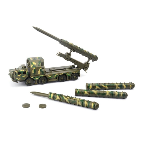 Model 1:72 Russian S-300 Missile Launcher Vehicle Model for Military Enthusiasts DIY, Unassembled
