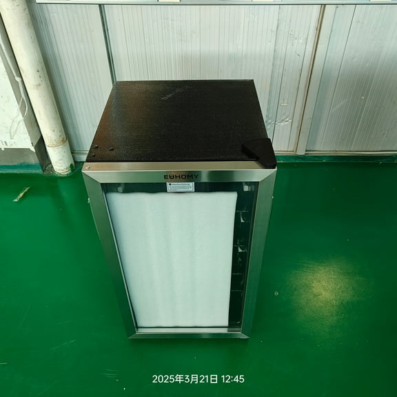 Model 126 Compact Beverage Cooler with Glass Door - Energy-Efficient Compressor Cooling, Undercounter Mini Fridge for Home/Office/Bar, Space-Saving Durable Modern Appliance