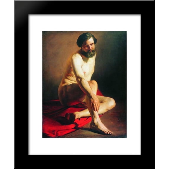 Model 20x24 Framed Art Print by Makovsky, Konstantin