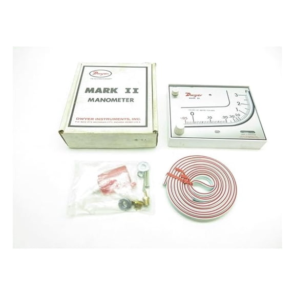 Model 25 Mark II Manometer -0.05-0-3IN- D599980