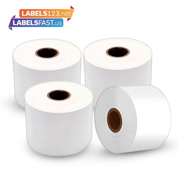 Model 30270 Dymo Compatible Continuous Receipt Paper 4 Rolls 300 ft product width 8"