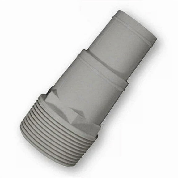 Model 8905G 1-1/4" Thru 1-1/2" Hose Adapter For Pumps And Skimmers, Grey