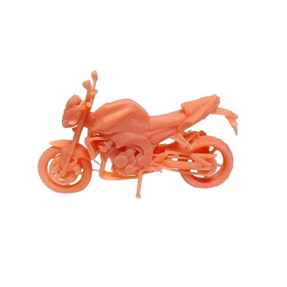 Model Autocycle, 1:64 Motorcycle Model, Handpainted Unpainted 1:64 Tiny Motorbike Toys, Miniature Motorcycle for Architectural Layout Building Style C