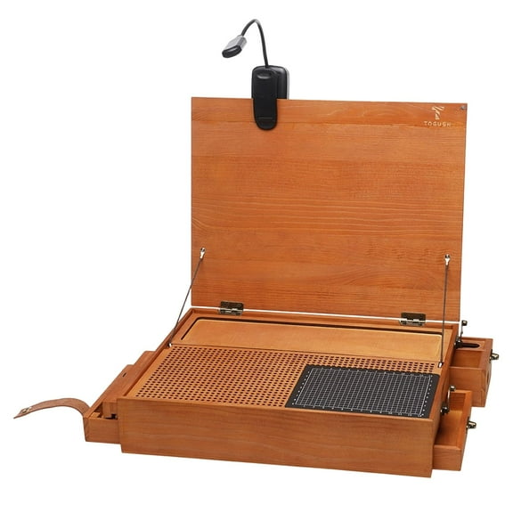 Model Building Workbench Portable Workstation Adjustable Light Multifunctional for Hobby Crafters Home