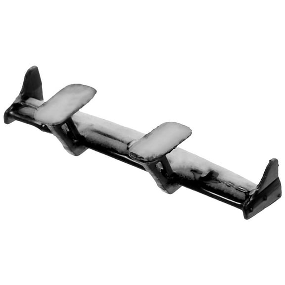 IMIKEYA Rc Vehicle Parts Rear Spoiler Wing Black 1Set Racing Car Style