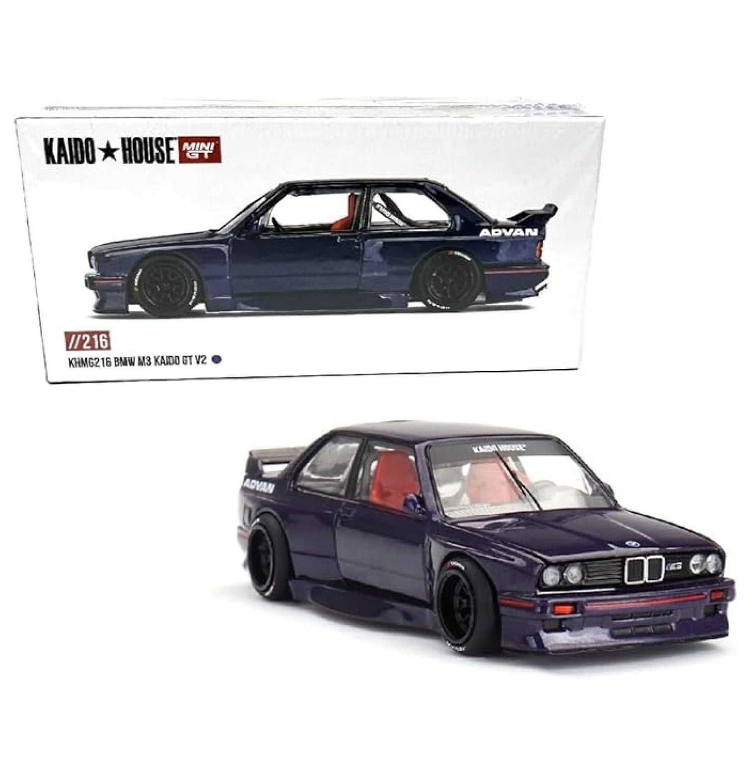 Model Car Compatible with Kaido House x Mini GT 1:64 (E30) Kaido GT V2 Limited Edition KHMG216
