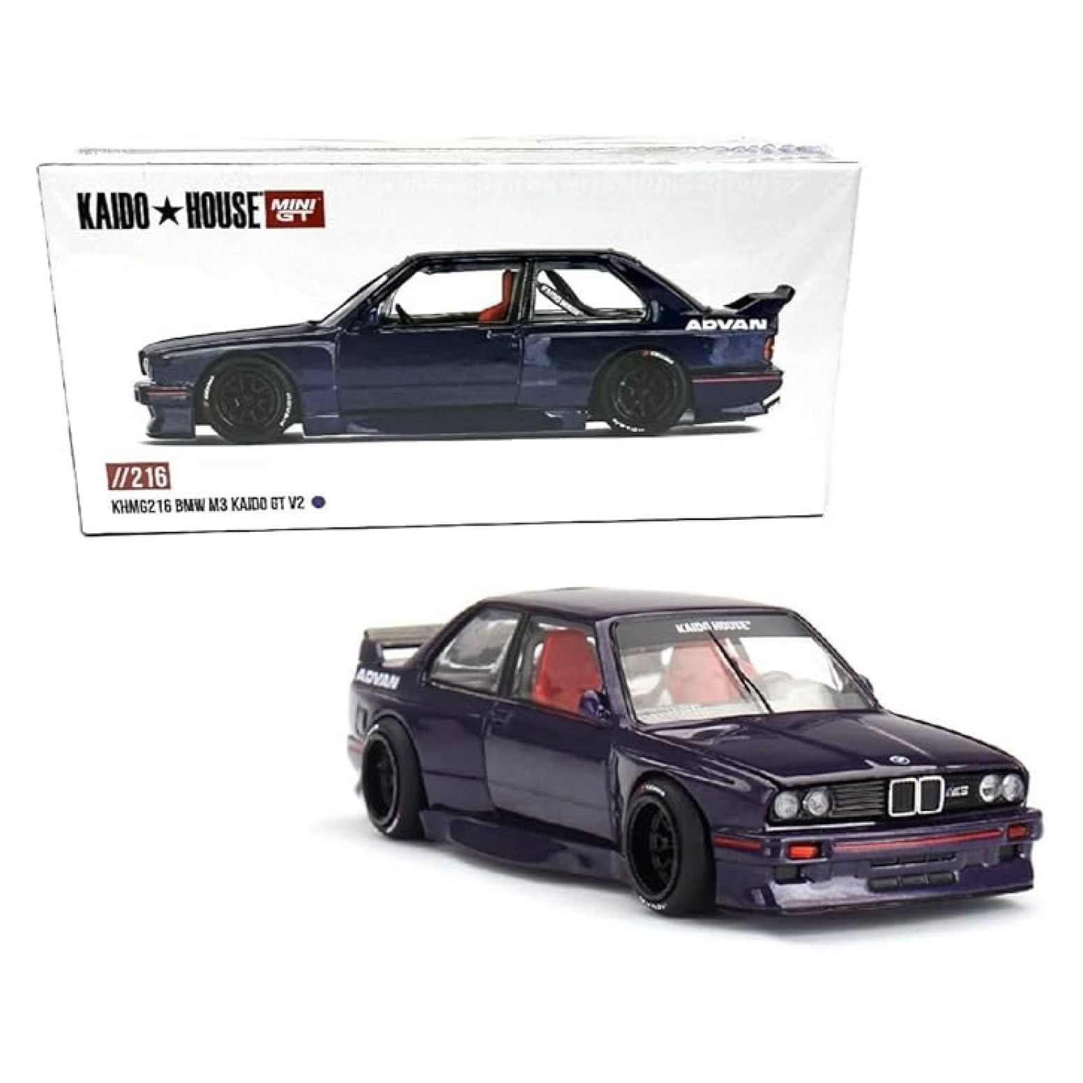 Model Car Compatible with Kaido House x Mini GT 1:64 (E30) Kaido GT V2 Limited Edition KHMG216