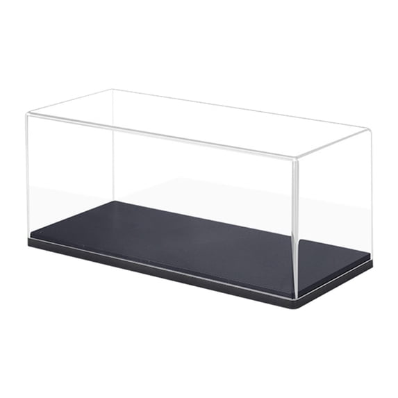 Model Car Display Case Clear Acrylic Dustproof Showcase Protective Lid for 1:43 Scale Diecast Car Collectors Shelf