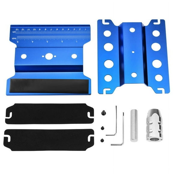 Model Car Repair Station Rotating Station -Road Climbing Vehicle Repair Station Dark Blue