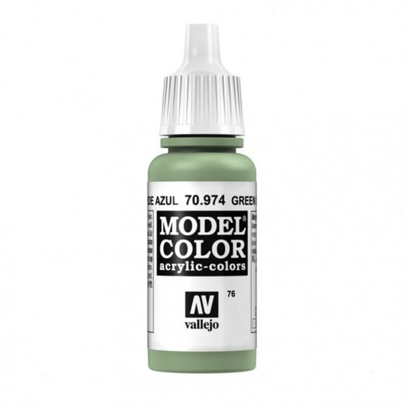 Model Color Green Sky Paint 17ml Highly Pigmented Non-Toxic Matte Finish Acrylicos Vallejo