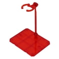 thumbnail image 1 of Model Display Action Figures Stand Support Transparent Red, 1 of 6