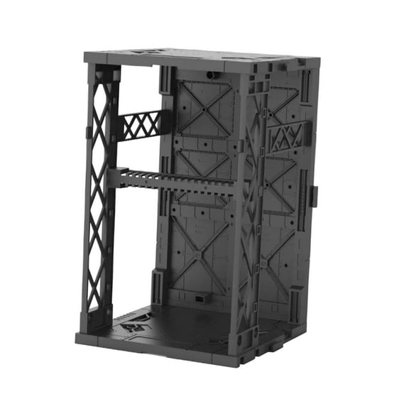 Model Display Stand Action Figure Display Box Storage Rack Durable ABS Plastic for Collectors Living Room Bedroom Use