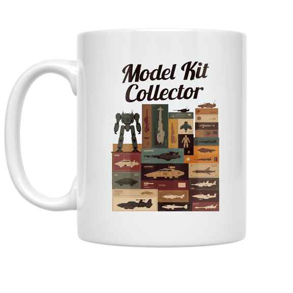 Model Kit Collector Artwork - Model Kit Enthusiast - 11 oz Ceramic Coffee Mug