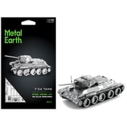 Model Kit Soviet T-34 Moderate Difficulty Steel by Metal Earth