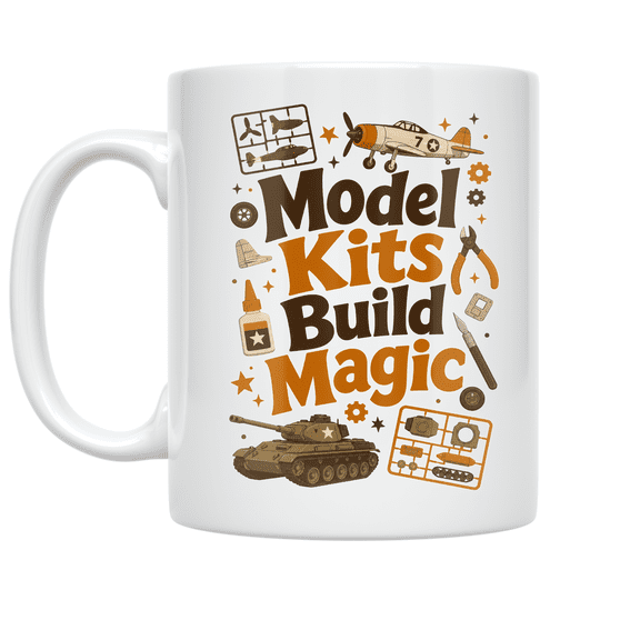 Model Kits Build Magic - Hobby Enthusiast - 11 oz Ceramic Coffee Mug