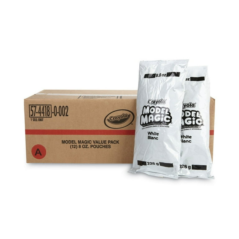 Model Magic Modeling Compound, 8 oz Packs, 12 Packs, White, 6 lbs Model Magic Modeling Compound, 8 oz Packs, 12 Packs, White, 6 lbs