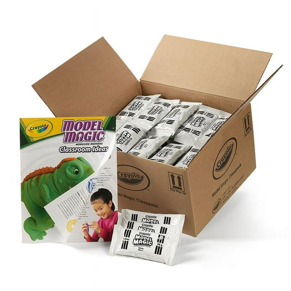 Model Magic Modeling Compound Classpack, White, 1 oz, Pack of 75 | Bundle of 2 Boxes