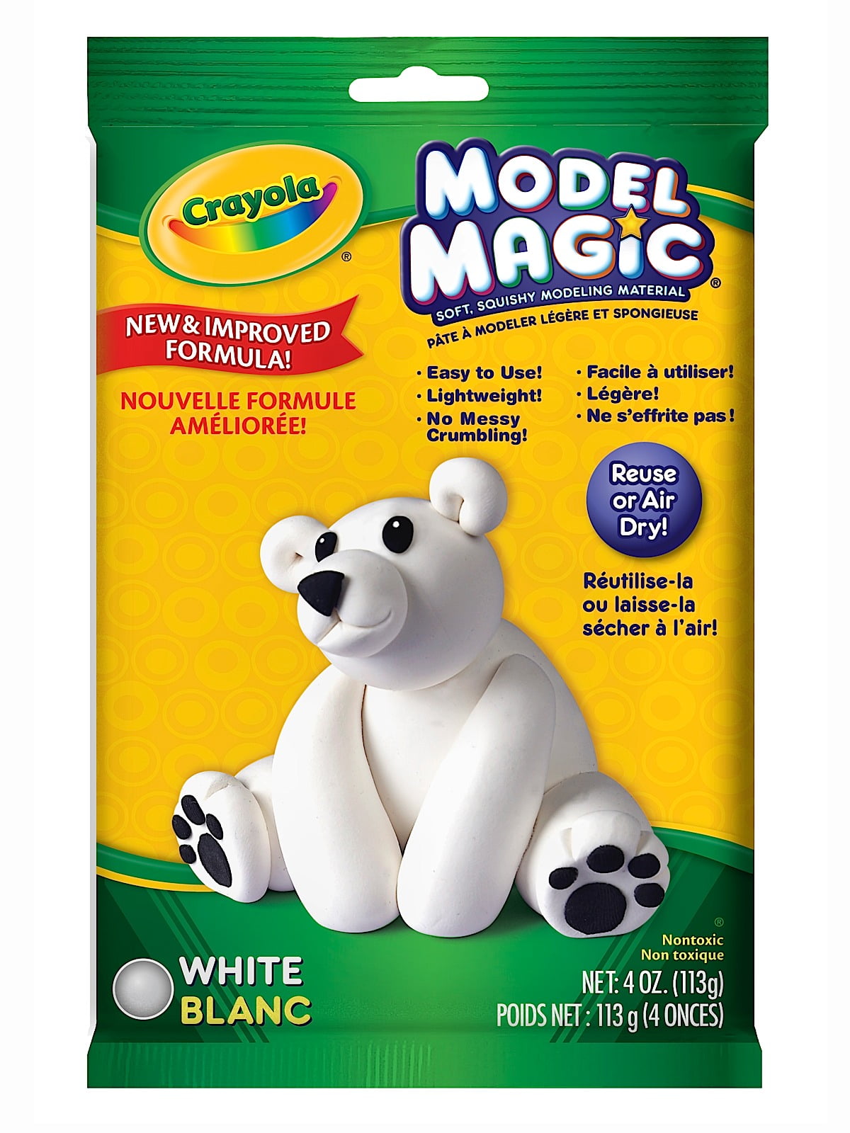 初売りセール White - Clay Magic Model Crayola (4 4 of pack oz., ねんど