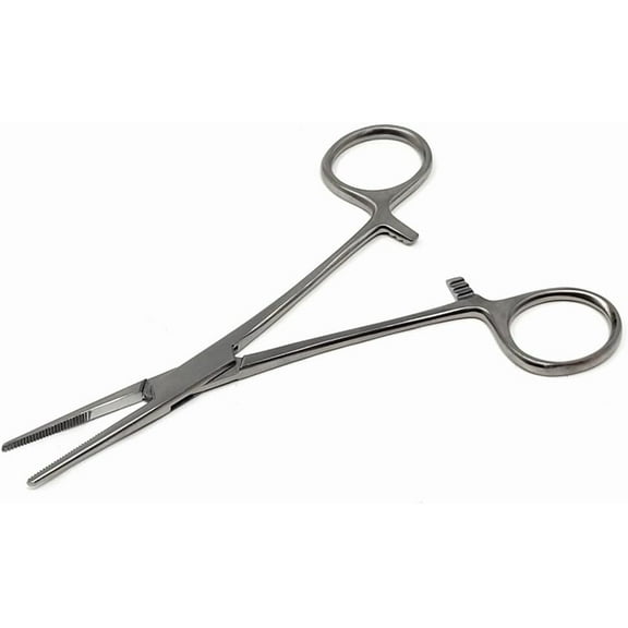 Model Making Locking Pliers Car, Airplanes Model Assembling Building Miniatures Hobby Building Tool Half Serrated Jaws Repair, Fix & Create Gifts For Hobbyists - Straight - Silver 5.5"