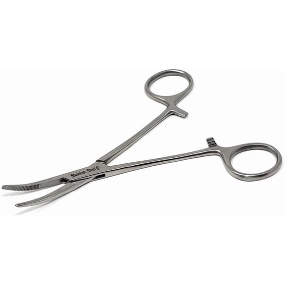 Model Making Locking Pliers Car, Airplanes Model Assembling Building Miniatures Hobby Building Tool Half Serrated Jaws Repair, Fix & Create Gifts For Hobbyists - Curved - Silver 5.5"