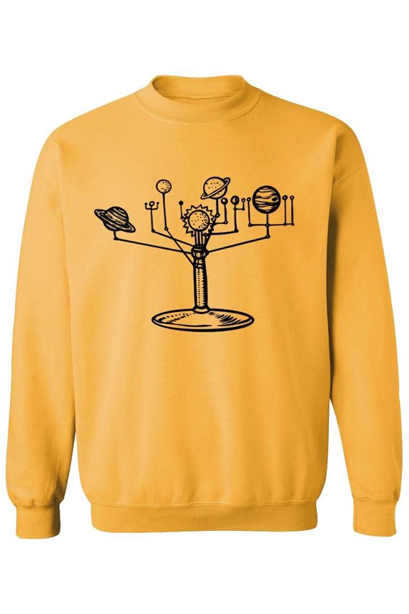 Model Of The Solar System Design Sweatshirt Men -Image by Shutterstock, Male Small