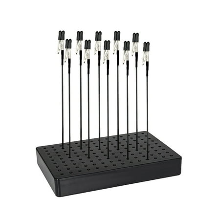 Model Painting Stand Base Holder and Bendable Alligator Clip Sticks Set