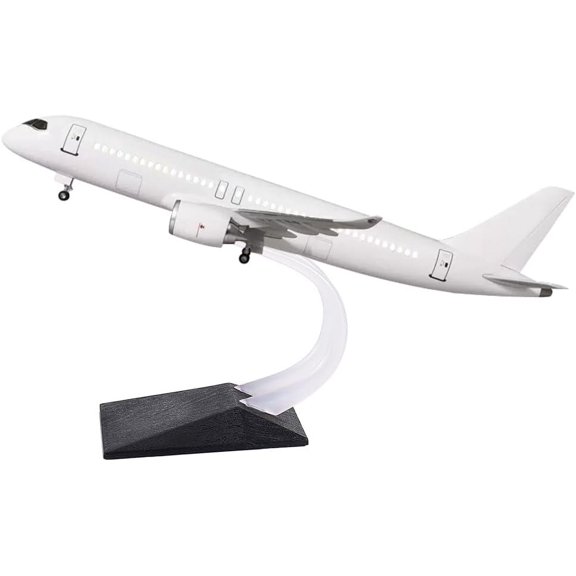 Model Plane Display Stand (No Plane) Black Base Clear Double Support Pillars Aircraft Model Rack Plastic Aircraft Displays Detachable Holder for Building Blocks Planes X-Wing Fighter