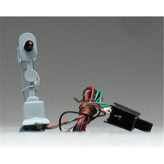Model Power MDP8575 N Scale 2 Color Light Railroad Target Signal with Relay