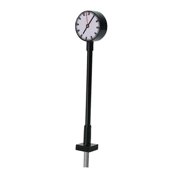Model Railway Light HO Scale Clock Lamp Lantern Metal Construction Ideal for Miniature Landscape Railway Enthusiasts