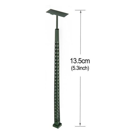 Model Railway Lights 5Pc Lattice Mast Light H0 Gauge LED Lamps for Layout Building 3V DC/AC 20mA Fangkenuo