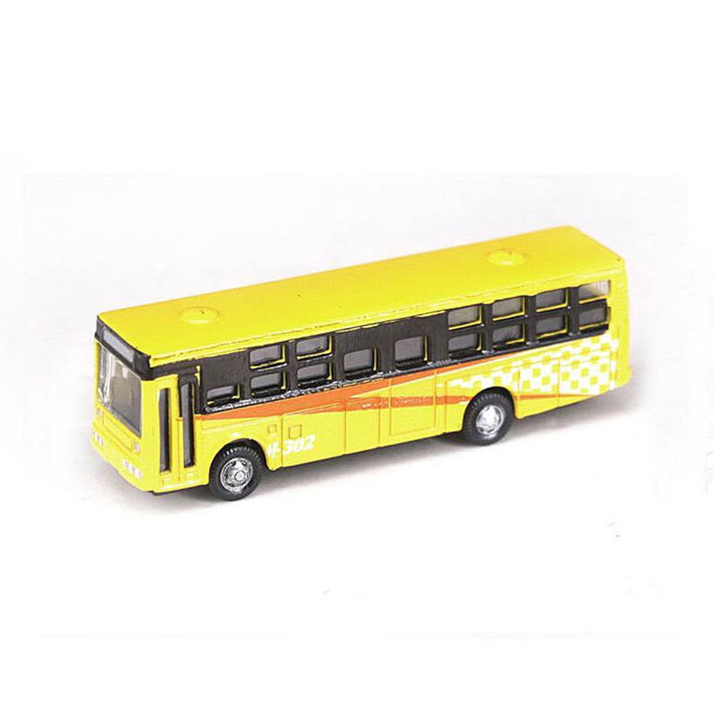 Model Railway N Scale Bus Model Car Diecast Mini Bus Train Landscape