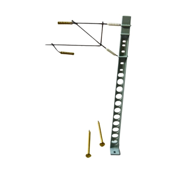 Model Railway Power Pole Railroad Scenery Track Accessories Durable Plastic Material for HO Scale Diorama Collectors