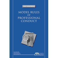 Pre-Owned Model Rules of Professional Conduct, 2017, 9781634258357, 1634258355, Paperback,
