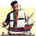 thumbnail image 1 of "Model Ship" Painting Print on Wrapped Canvas, 1 of 5