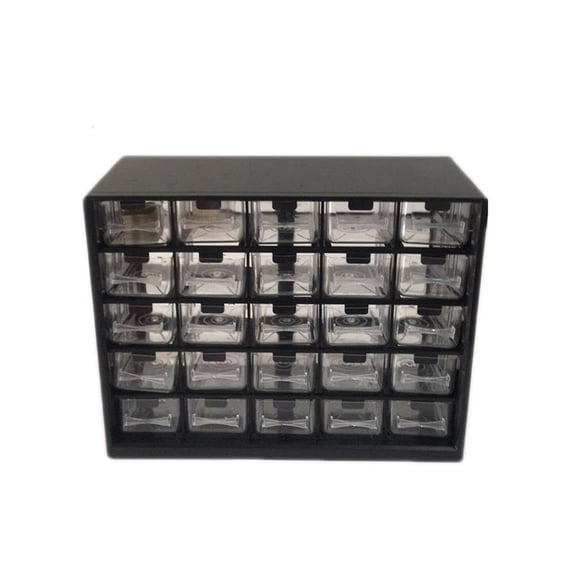 Model Stackable Clear Drawer Organizers 25 Compartments For Tool Hardware Accessories Easy Designs