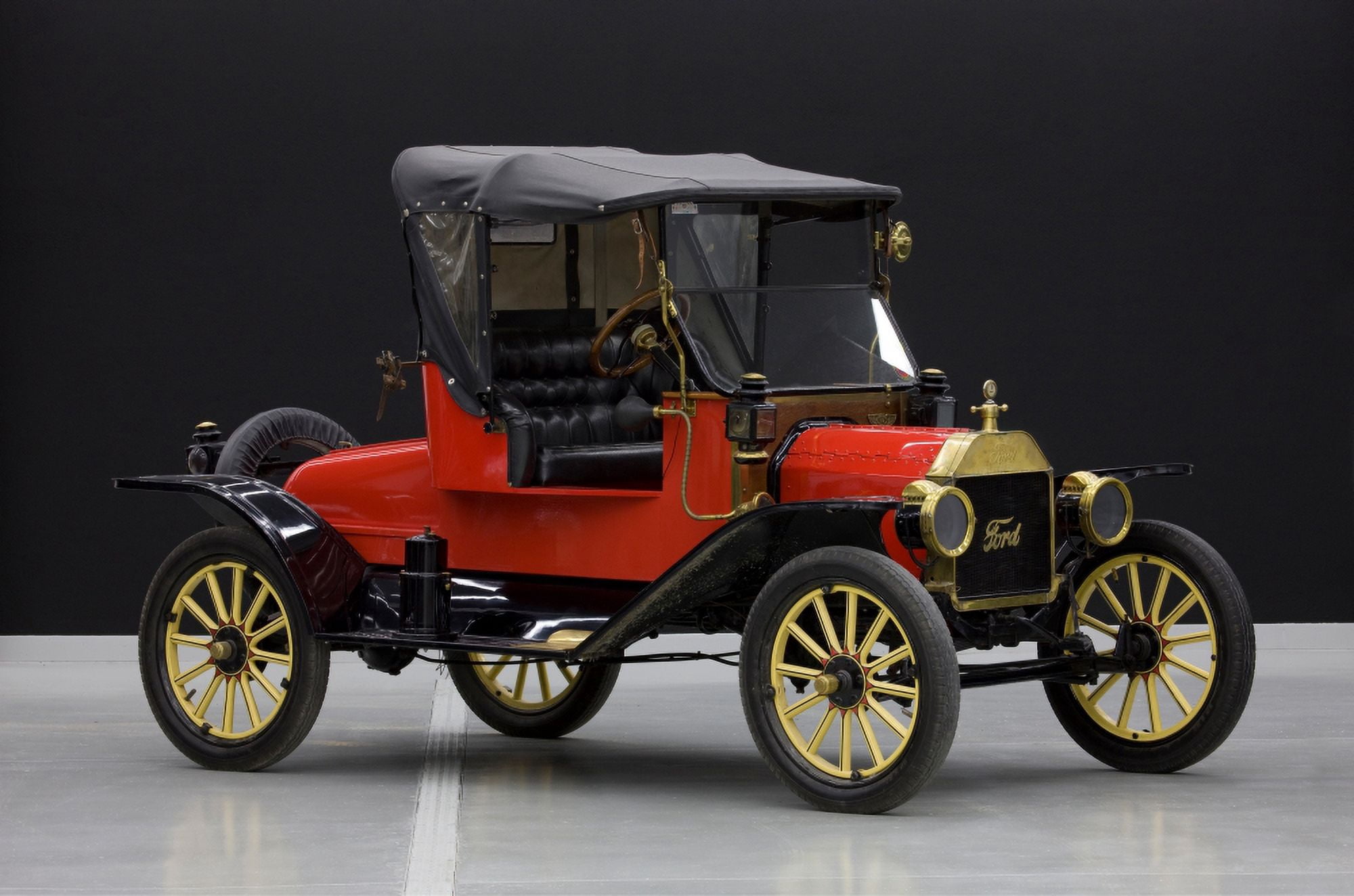Model T Ford Canvas Art - Panoramic Images (24 x 36)