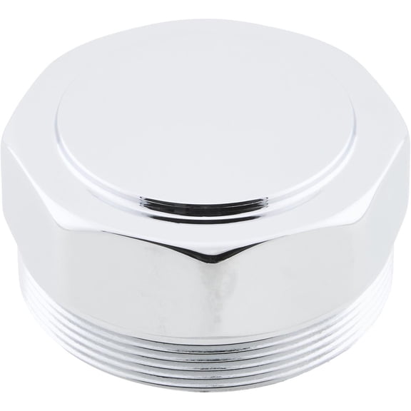 Speedway Motors Model T Octagonal Radiator Cap Chrome Undrilled Steel Fits Stock Filler Neck 2-18 Thread 2.15 Inch Diameter 1.07 Inch Height