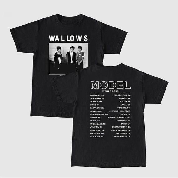 Model Tour 2024 Dates Shirt, Wallows Band Merch, Wallows Model Tour ...