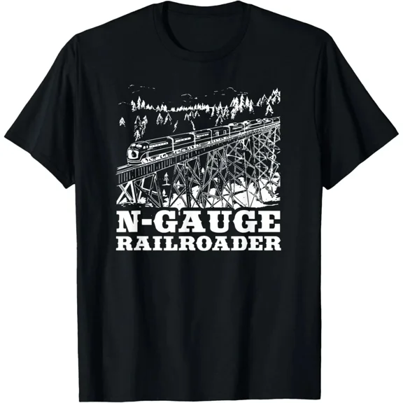 Model Train N Scale Railroad Railway Hobbyist Gift unisex T-shirt