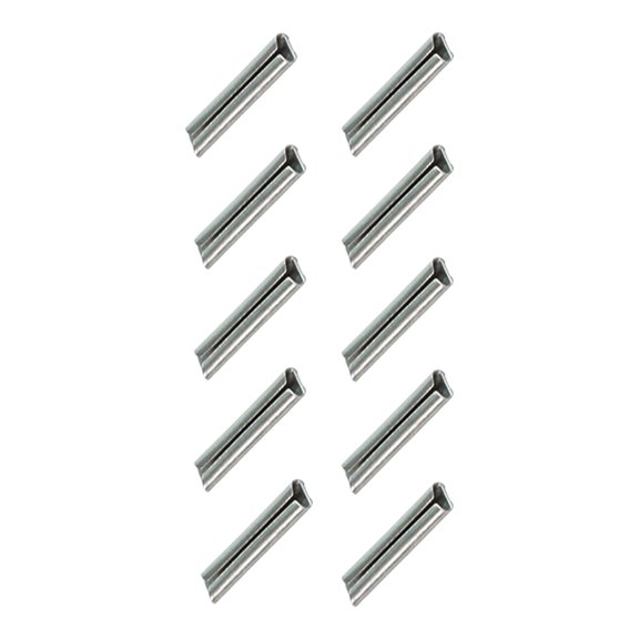 Model Train Track Joiners 10Pieces Metal Rails Connectors for Smoothly Operations Train Track Layout Accessory