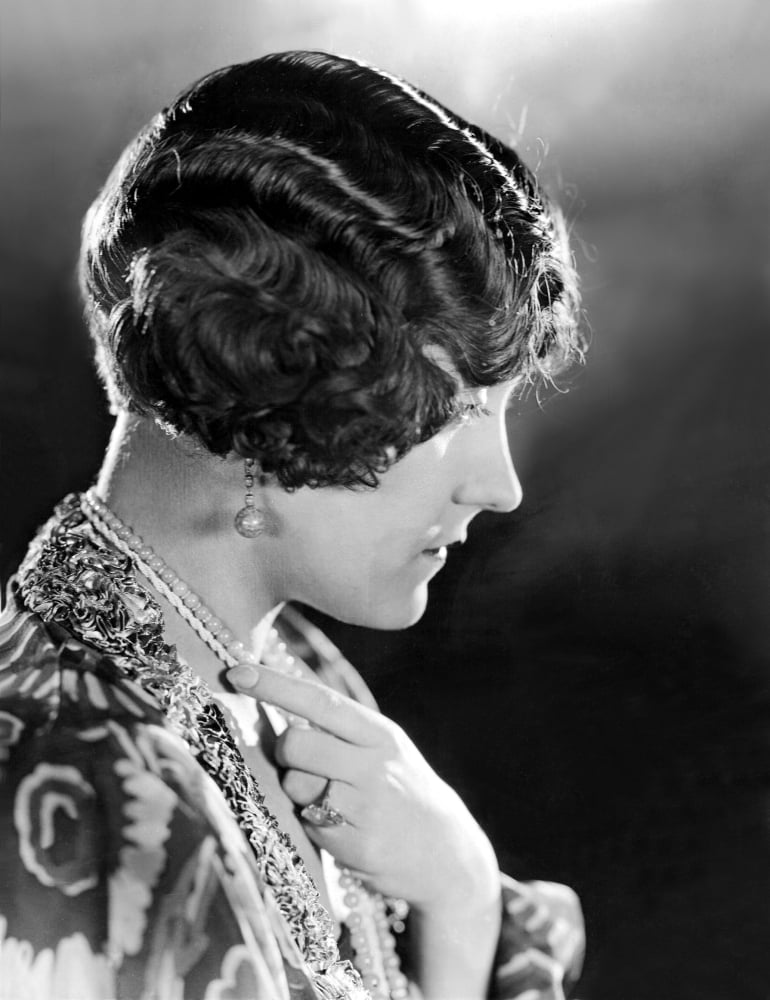 Model Wearing Her Hair In The Glorias Bob Canvas Art - (16 x 20)