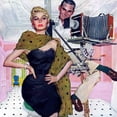thumbnail image 1 of "Model Wife" Painting Print on Wrapped Canvas, 1 of 6