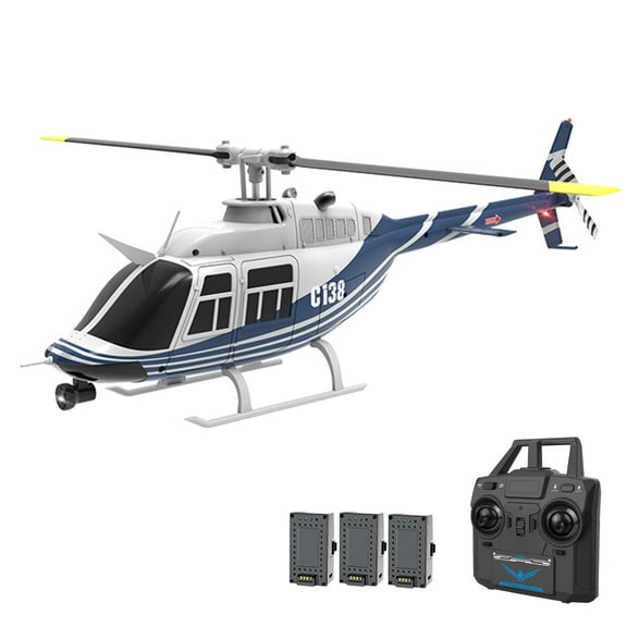 Model aircraft, Helicopter 1 33 Scale Remote Helicopter Free Battery One- Bell206 Helicopter 6ch C138 Helicopter 1 33 One- Function 3 Free Helicopter With 3 battery
