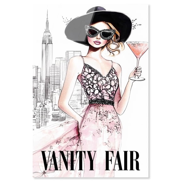 Model of NYC Sketch Cover Acrylic Print Fashion Art by Art Remedy, Ready to Hang, 10 x 15